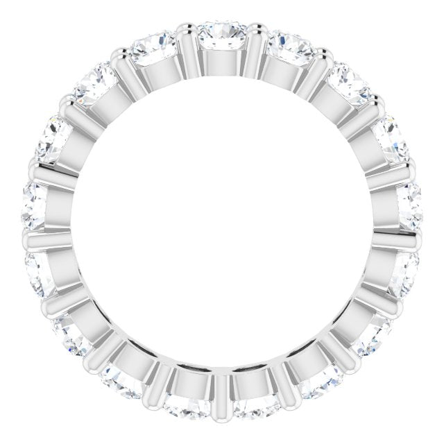 3.57 ct. Round Diamond Eternity Band-VIRABYANI